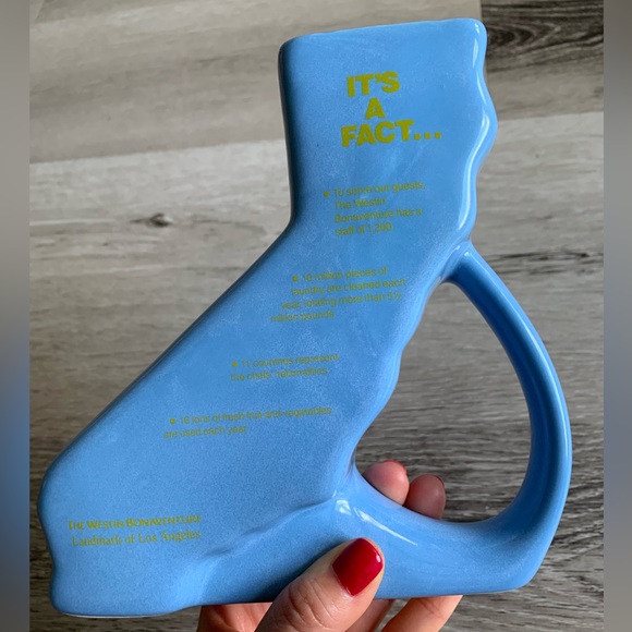 “California State” Blue Vase/Organizer, the Landmark of Los Angeles - Picture 12 of 16